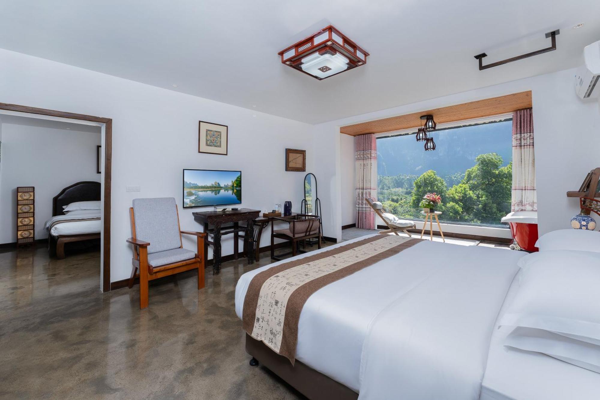Leisure Courtyard Hotel Yangshuo-Free Shuttle Bus To Yangshuo Station Stay 2 Nights One Way Kültér fotó