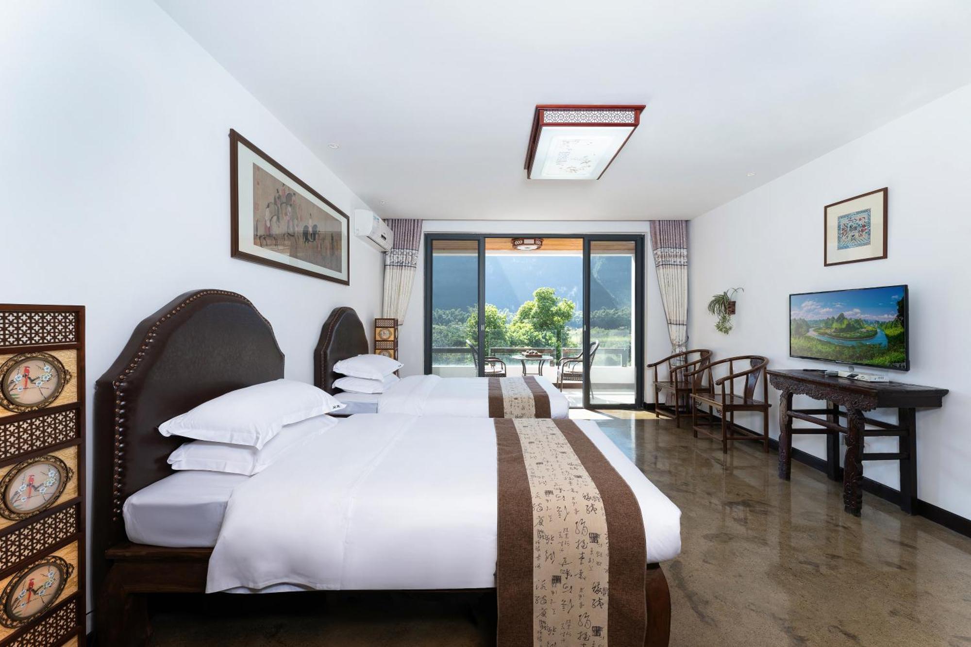 Leisure Courtyard Hotel Yangshuo-Free Shuttle Bus To Yangshuo Station Stay 2 Nights One Way Kültér fotó
