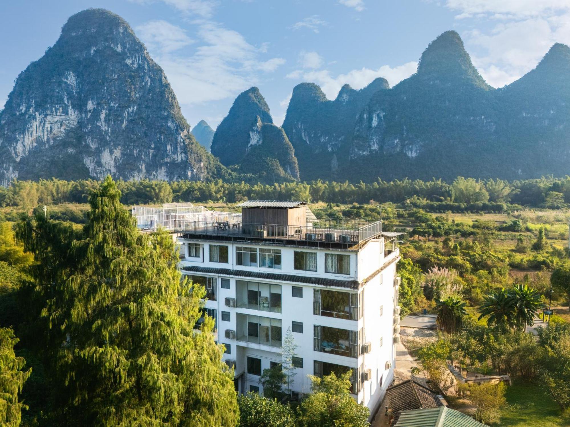 Leisure Courtyard Hotel Yangshuo-Free Shuttle Bus To Yangshuo Station Stay 2 Nights One Way Kültér fotó
