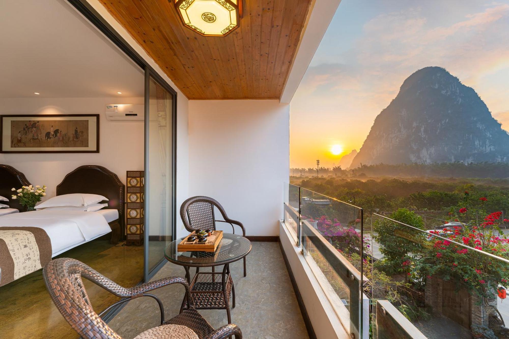 Leisure Courtyard Hotel Yangshuo-Free Shuttle Bus To Yangshuo Station Stay 2 Nights One Way Kültér fotó
